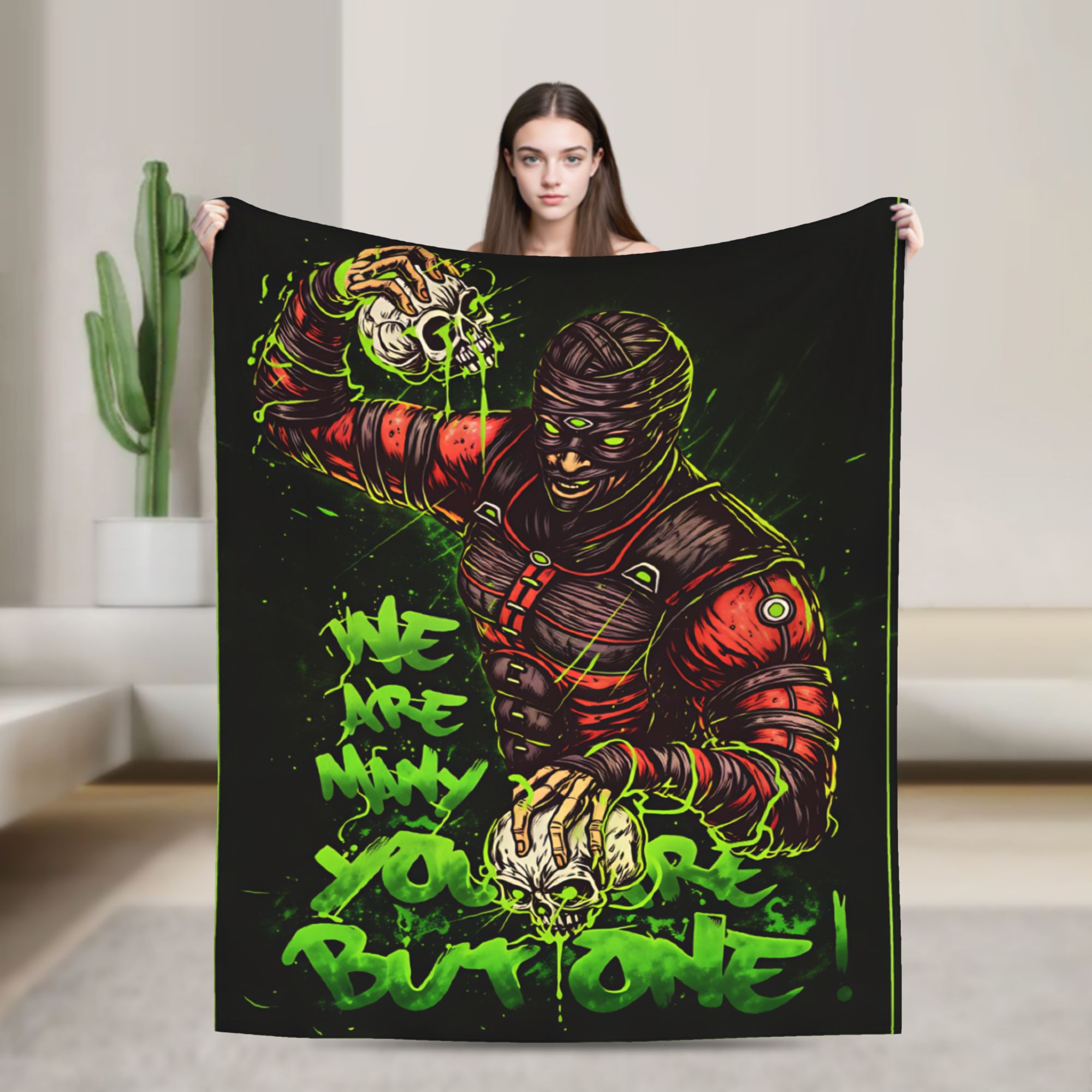 Kids Outdoor Gift Ideas - Combat Role 3D Print Pluche Deken