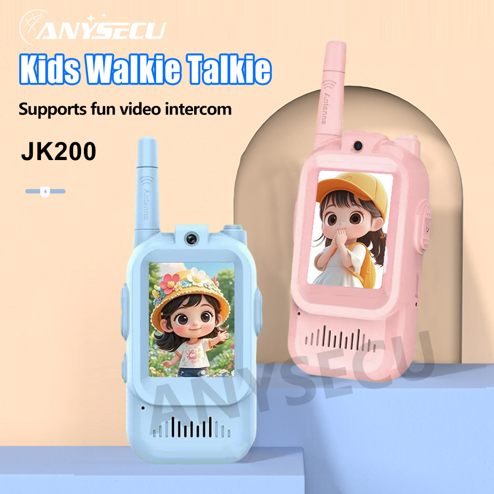 Kids Outdoor Voices - Video Walkie Talkie voor kinderen, 2-pack,