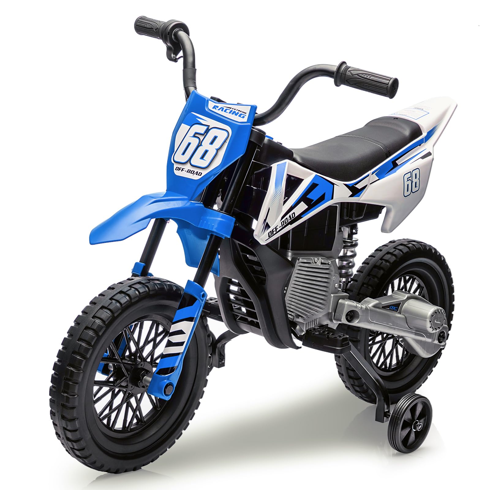 Kids Outdoor Dirt Toys - 12V elektrische kindercrossmotor - opstapmotorfiets met