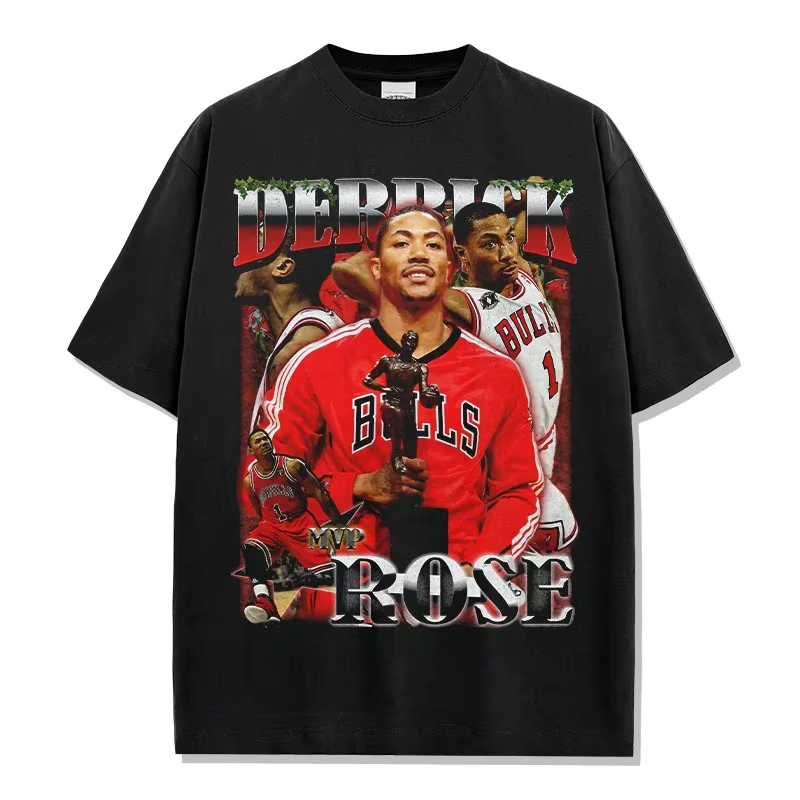 Kids Outdoor Wear - Derrick Rose MVP Tribute Grafisch T-shirt