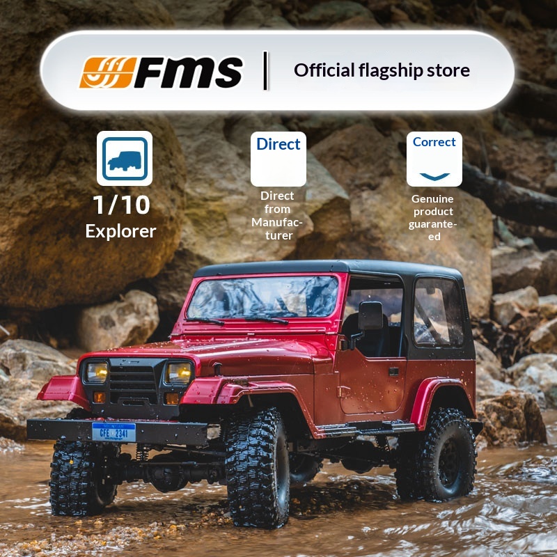 Kids Outdoor Dirt Toys - Fms 1/10 schaal Explorer RC off-road