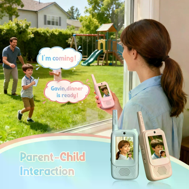 Kids Outdoor Voices - Videowalkie-talkies voor kinderen, set van 2