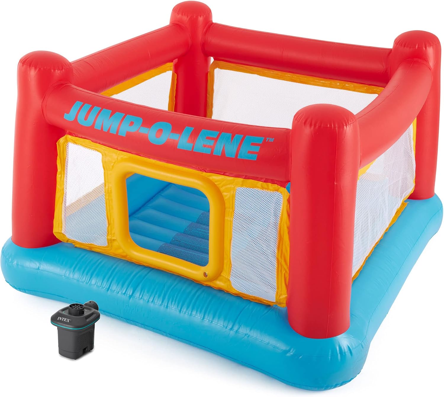 Kids Outdoor Bounce House - Opblaasbare springkasteel voor binnen en buiten,