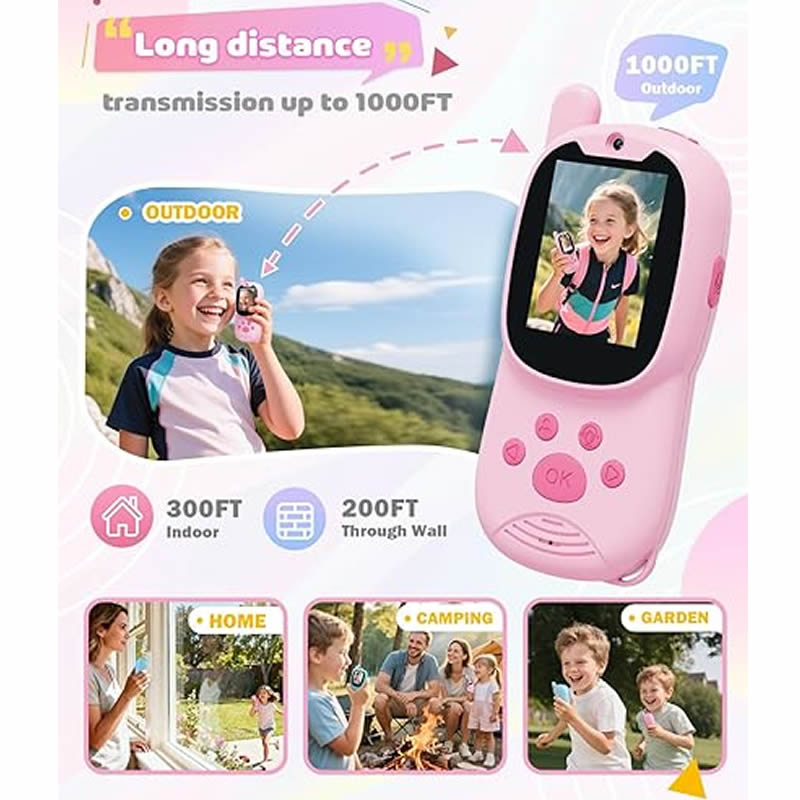 Walkie-Talkie 2-pack kindervid - Kids Outdoor Voices recensie en prijs