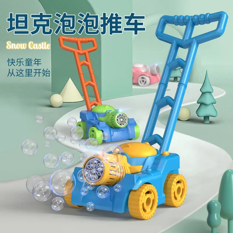 Trolley-bubbelmachine, bubbelw - Kids Outdoor Lawn Mower recensie en prijs