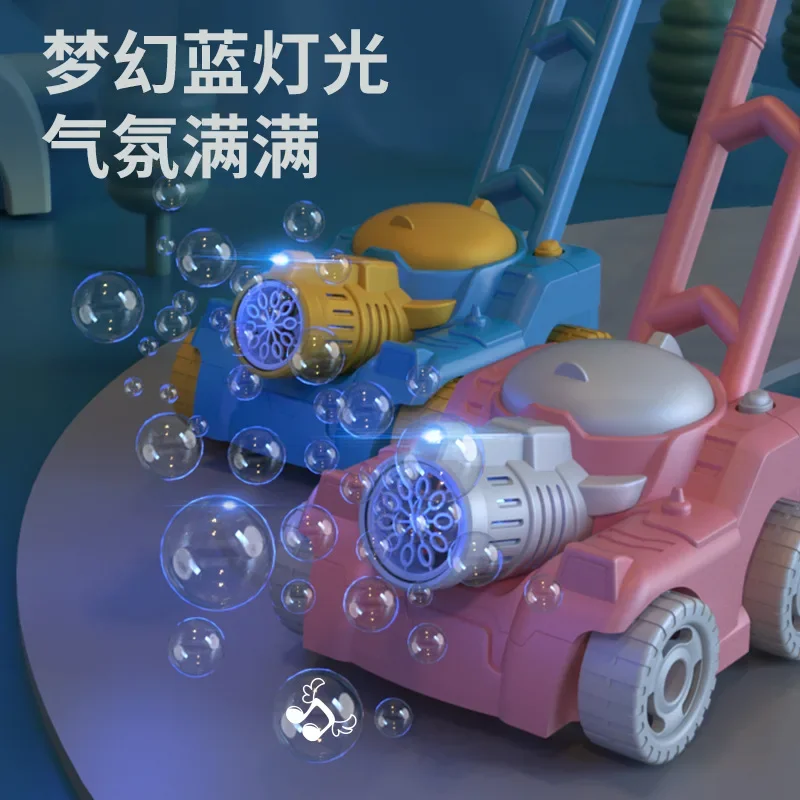 Trolley-bubbelmachine, bubbelw - Kids Outdoor Lawn Mower recensie en prijs