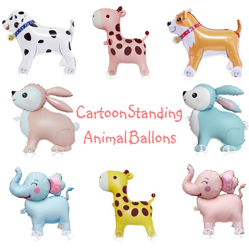 Cartoon staande dierenballonne - Kids Outdoor Easter Toys recensie en prijs