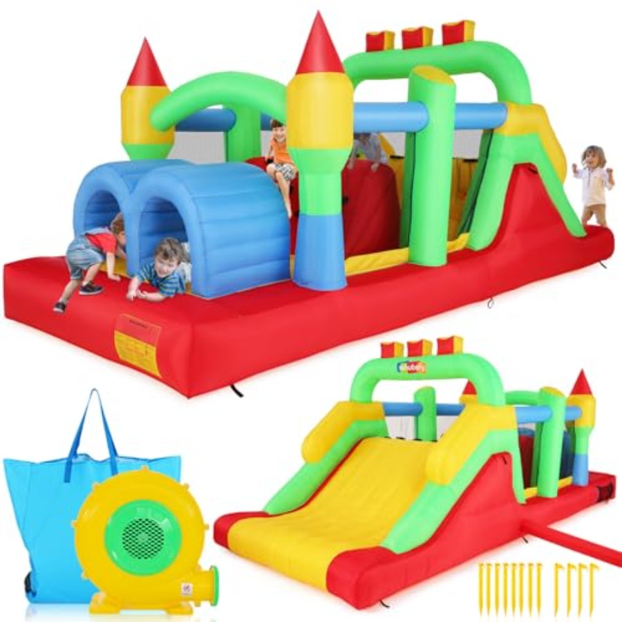 Opblaasbaar hindernissenparcou - Kids Outdoor Bounce House recensie en prijs