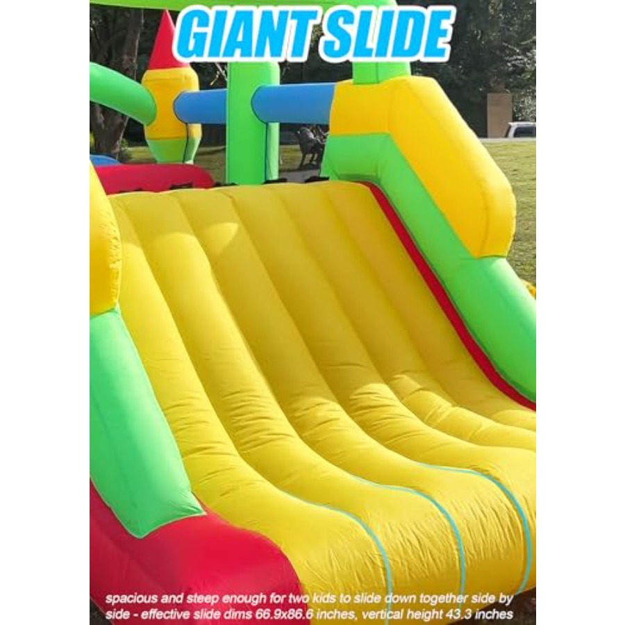 Opblaasbaar hindernissenparcou - Kids Outdoor Bounce House recensie en prijs