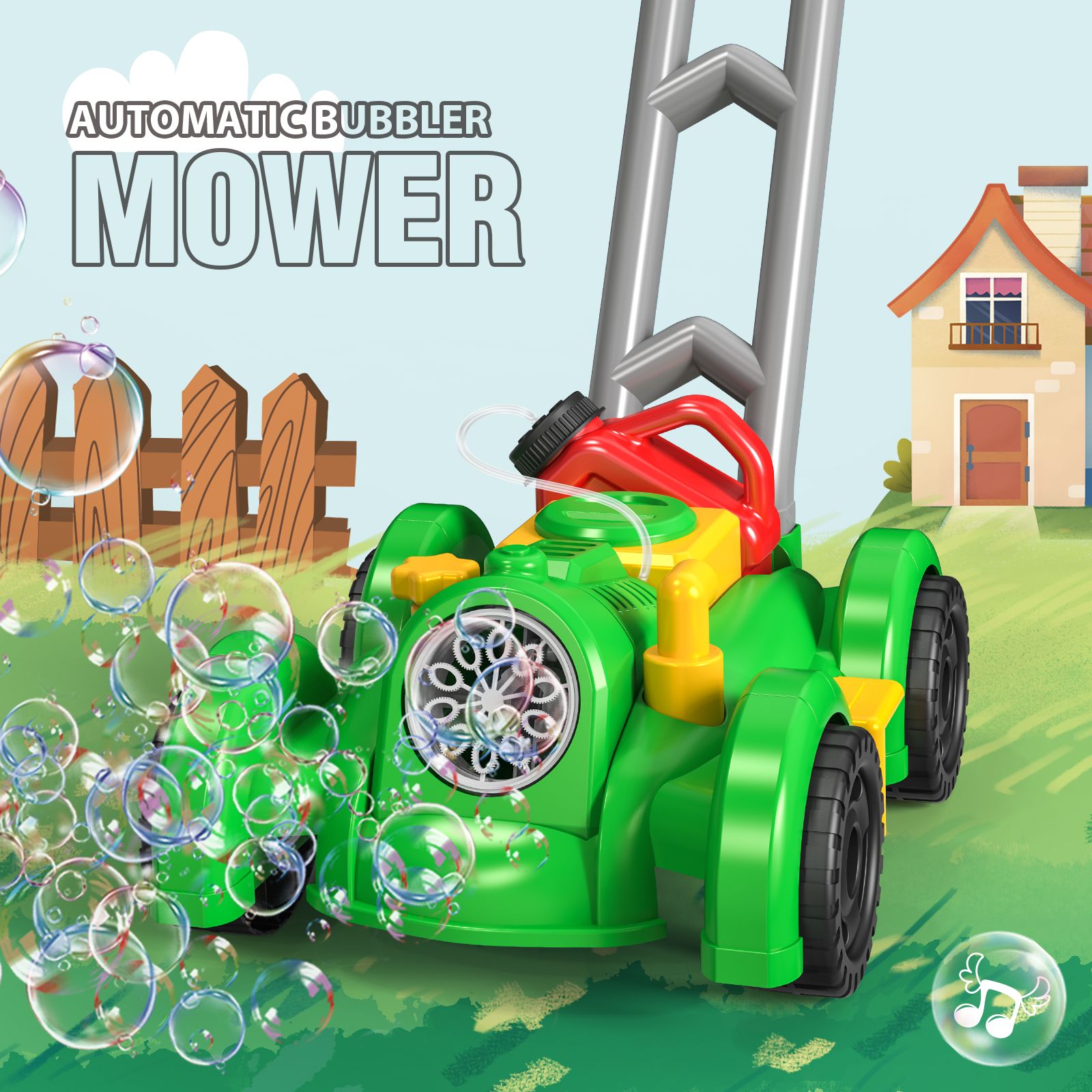 Volautomatische Trolley Bubble - Kids Outdoor Lawn Mower recensie en prijs