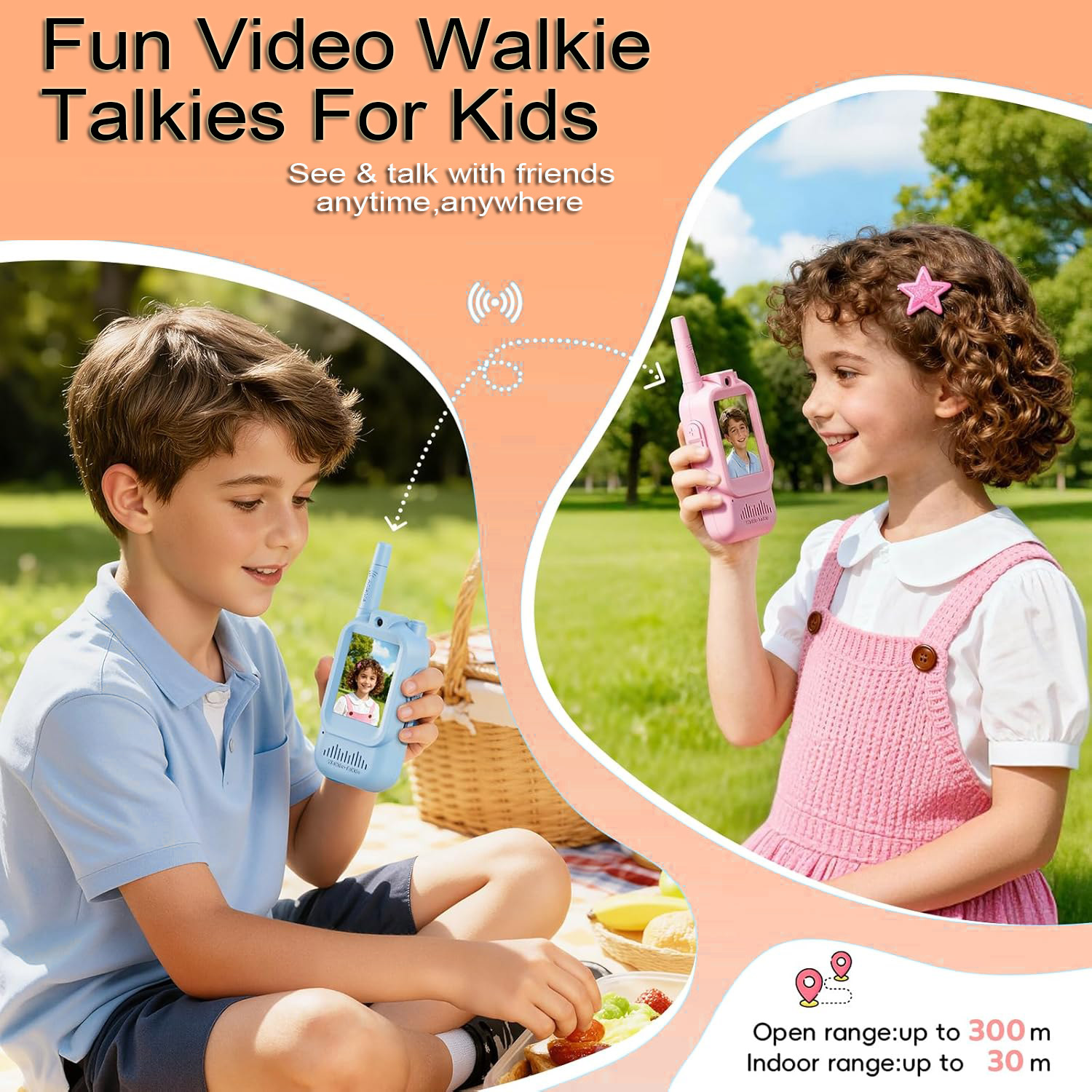 2-pack video-walkie-talkies vo - Kids Outdoor Voices recensie en prijs