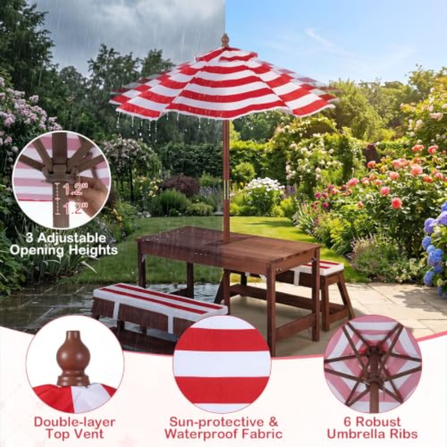 Buitentafel voor kinderen voor - Kids Outdoor Table recensie en prijs