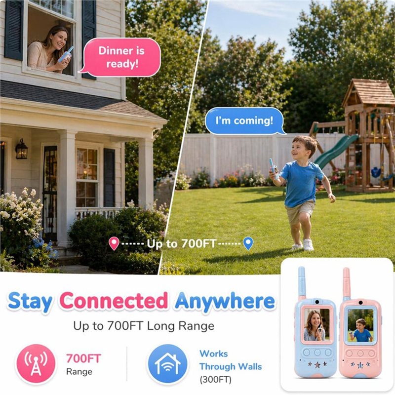 Betrouwbare set van 2 videowal - Kids Outdoor Voices recensie en prijs