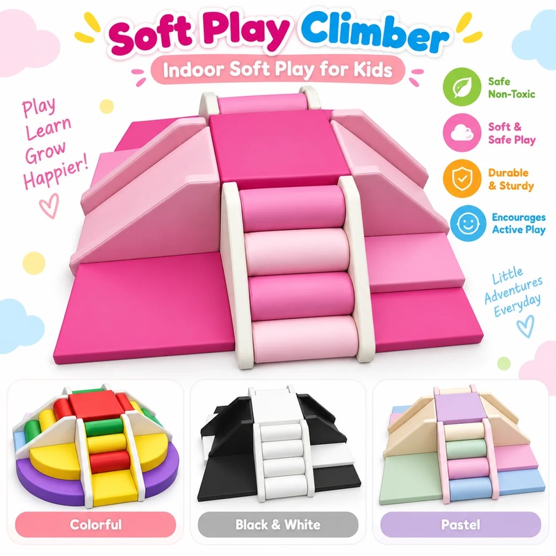 Kleurrijke, witte, roze, rode  - Kids Outdoor Area recensie en prijs