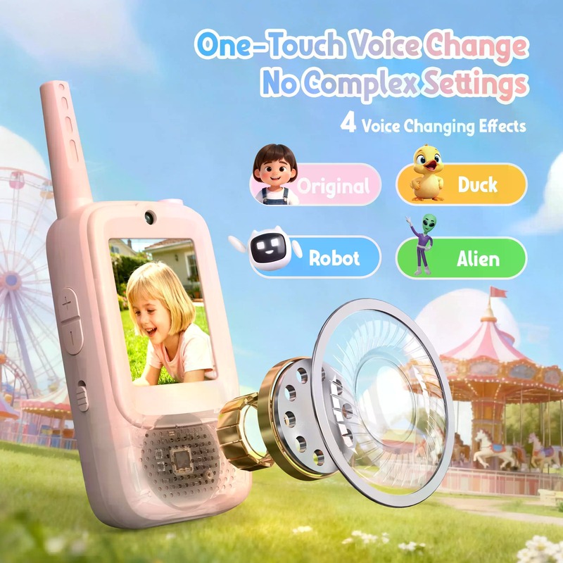 Videowalkie-talkies voor kinde - Kids Outdoor Voices recensie en prijs