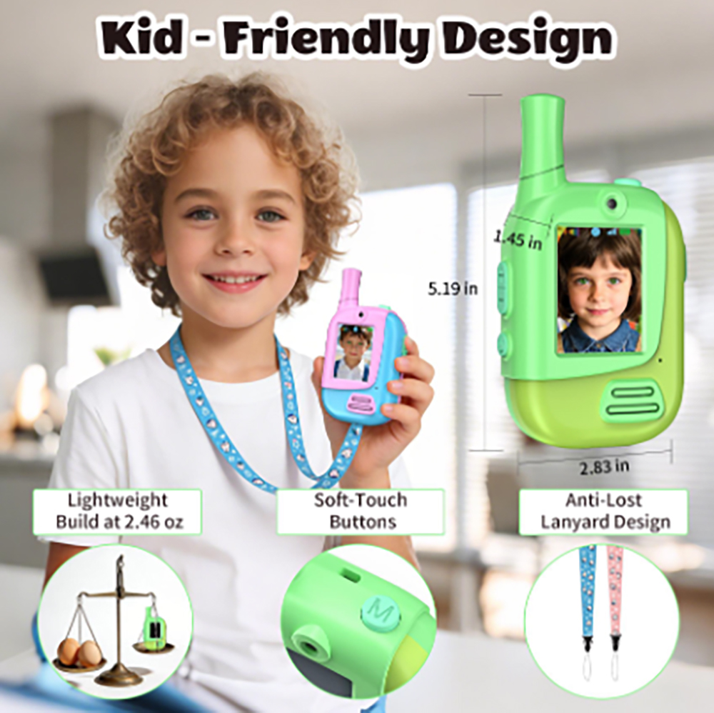 2-pack oplaadbare video-walkie - Kids Outdoor Voices recensie en prijs
