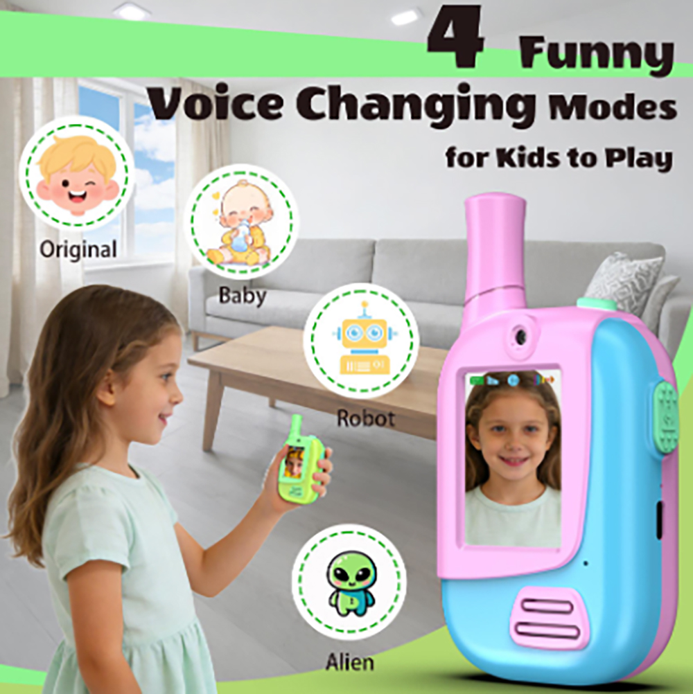 2-pack oplaadbare video-walkie - Kids Outdoor Voices recensie en prijs