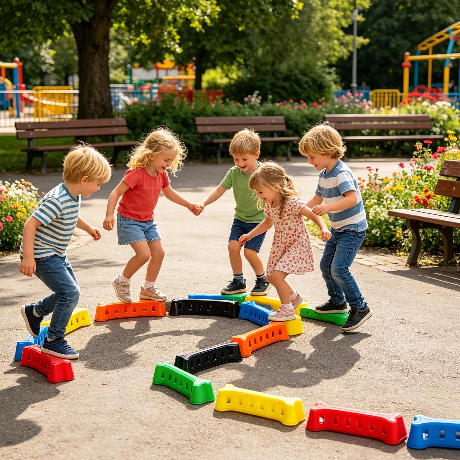 Kinderbalansbalk Stapelbaar An - Kids Outdoor Balance Beam recensie en prijs