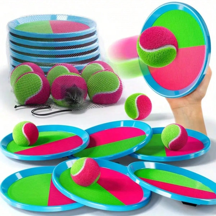 Kleverige Bal Gooi- en Vangspe - Kids Outdoor Easter Toys recensie en prijs