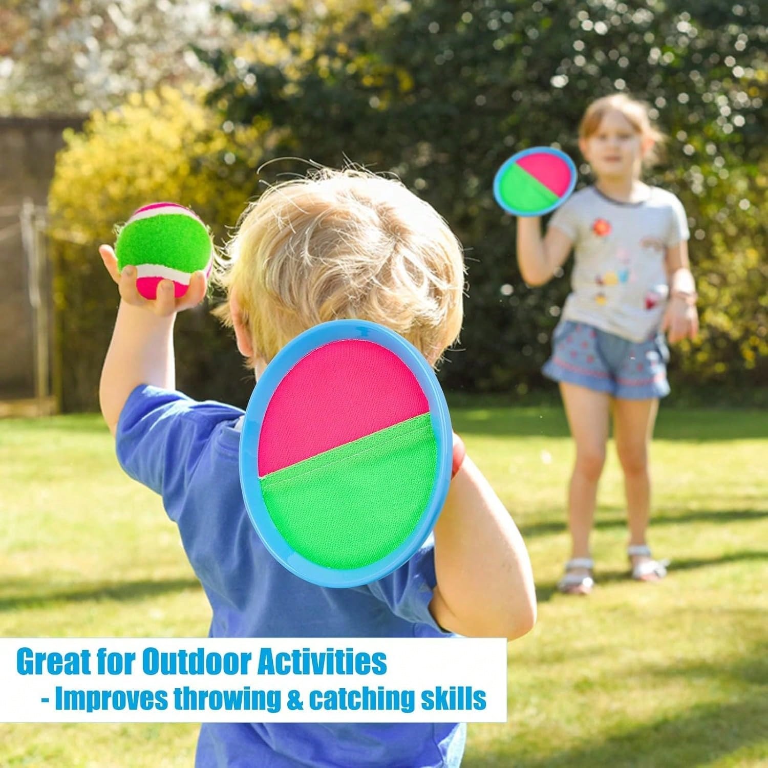 Kleverige Bal Gooi- en Vangspe - Kids Outdoor Easter Toys recensie en prijs